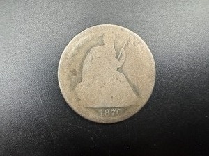 1870 SEATED HALF DOLLAR