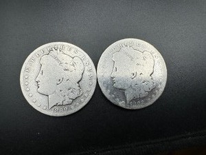 Two BETTER DATE MORGAN DOLLARS 1892O, 1899O