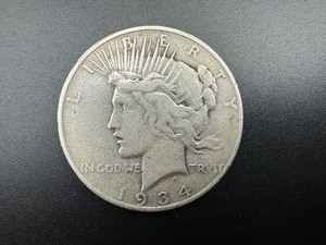 1934 D PEACE DOLLAR LARGEMED D KEY DATE