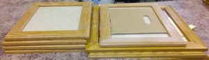 Hand Crafted Wood Display Frames with Glass (4)