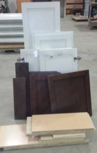 Variety of Pre-finished Doors and Shelves.