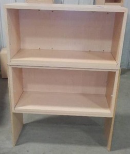 Open Shelves. Stack or Wall Mount.