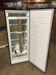 Vissani Upright Freezer Slight Damage on Top Corner  Customer Returns See Pictures
