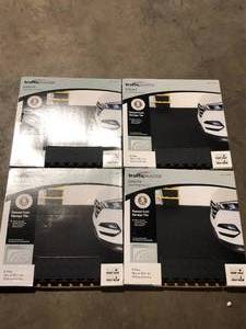 Lot of TrafficMaster Black Raised Coin 18 in. W x 18 in. L x 0.1 in. Thick Rubber ExerciseGym Flooring Tiles (6 TilesCase) (13.5 sq. ft.) Customer Returns See Pictures