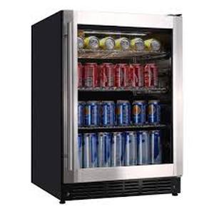 Vissani 23.4 in. 50 Bottle, 154 Can, Wine and Beverage Cooler with Stainless Steel Door   Customer Returns See Pictures
