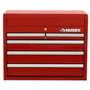Husky Tool Storage  Standard Duty Red Tool Top Chest Chest Only in Red Customer Returns See Pictures