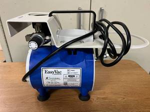 lot 14 image: MSRP $400 Precision Medical Easy Vac Aspirator Model PM60 - Many Uses For This Suction Pump - Especially Good At Suction Out Oil Etc In Small Work Areas - Like New Working Condition Needs Replacement Cannister - Buy Online For $10
