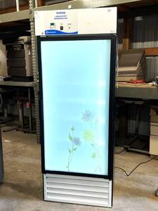 lot 28 image: MSRP $4800 Fisher Scientific 13-986-227G Commercial & Laboratory Digital Isotemp Glass Door Refrigerator - Great Working Condition Needs A Little Clean Up Inside