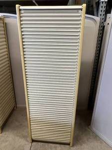 lot 31 image: Herman Miller Milcare Storage Supply Multiple Drawer Cabinet With Roll Up Accordion Door Closure - In Great Condition