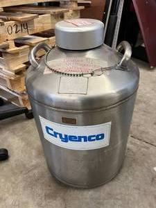 lot 33 image: Cryenco 400 Liquid Nitrogen Reservoir Biostat Container - In Good Condition