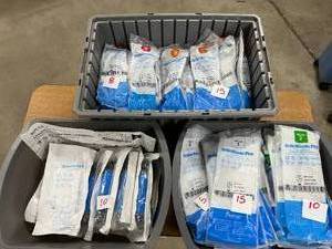 lot 40 image: $$$$ Lot of NEW Flexicare BriteBlade Pro Fibre Optic Laryngoscope Handles - Please check out description for actual counts of handles