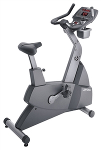 lot 1 image: MSRP $6000 Life Fitness 95ci Physical Therapy Upright Bike -29 workouts, Including 5 Zone Training Workouts & Air Force PRT - Fit Test protocols - 400lb Weight Capacity - Like New Condition  