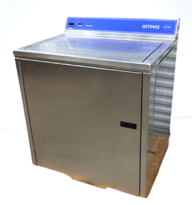 lot 38 image: WOW MSRP $40,000 Getinge 2460UC Single Tank Floor Mounted Instrument Ultrasonic Cleaner - Like New Condition - Recently Removed From Working Environment