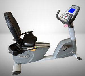 lot 37 image: MSRP $4800 Matrix Physical Therapy Exercise Workout Recumbent Bike - Excellent Working Condition 