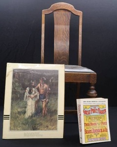 ANTIQUE SOILID WOOD CHAIR PLUS