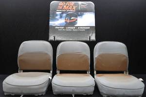3 GUIDE GEAR BOAT SEATS