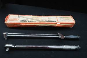 VINTAGE CRAFTSMAN TORQUE WRENCH AND TORQUE WRENCH