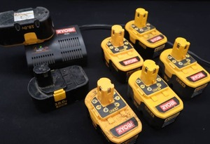 RYOBI BATTERIES  CHARGER LOT