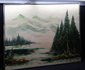 HUGE  GORGEOUS ORIGINAL ART BY CARLO OF HOLLYWOOD