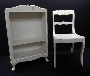 VINTAGE CHAIR AND SHELF