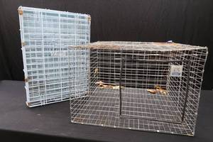 2 LARGER PET CAGES
