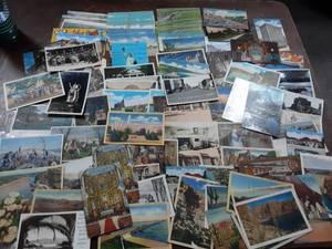 Lot Of Over 100 Vintage Picture Post Cards