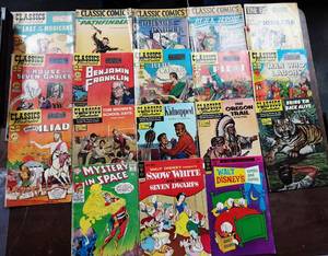 18-Classic Illustrated Comics From The 30s, 40s & 50s