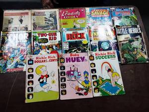13-Assorted Comics From 1960s & 1970s