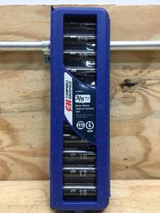 lot 49 image: Campbell Hausfeld 38 Deep Drive Impact Socket Set Model # AA000010
