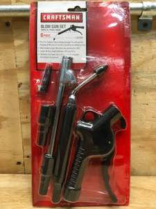 lot 50 image: CRAFTSMAN 6 Piece Blow Gun Set