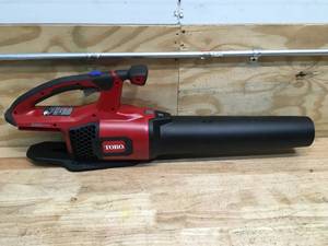 lot 26 image: Toro 60V Cordless Blower Model # 51821 - Tool Only