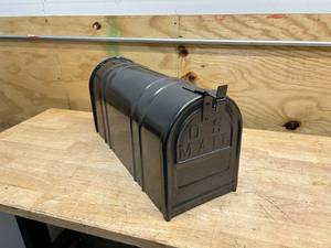 lot 72 image: POSTAL PRO Carlton Post Mount Mailbox Pewter