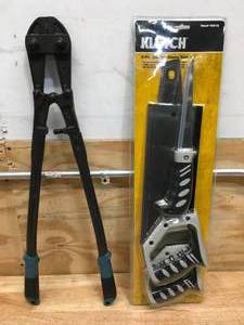 lot 84 image: Anvil 24 Bolt Cutter and 3 Piece Saw Kit