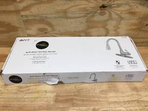 lot 85 image: Project Source Pull-Down Kitchen Faucet