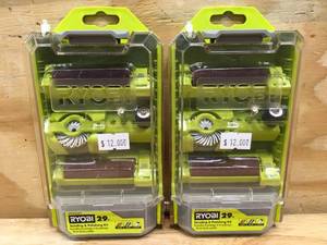 lot 91 image: Lot of 2 - Ryobi 29 Piece Sanding & Polishing Kit Model # A90AS29