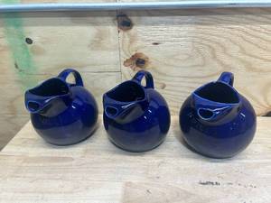 lot 37 image: Lot of 3- Restaurant Style Water Pitchers