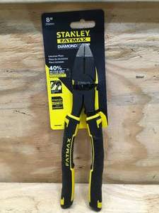 lot 123 image: Stanley 8 Fatmax Diamond Grip Linesman Pliers Model # FMHT80867