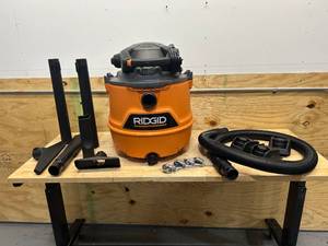 lot 120 image: RIDGID 16 Gallon 6.5 Peak HP NXT Shop Vac Wet Dry Vacuum
