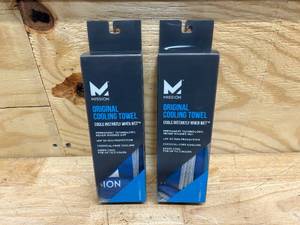 lot 137 image: MISSION Lot of 2- Original Evaporative Cool Technology Cooling Towels, 10 x 33, Mission Blue