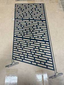 lot 165 image: ELEVENS Metal Outdoor Privacy Screen