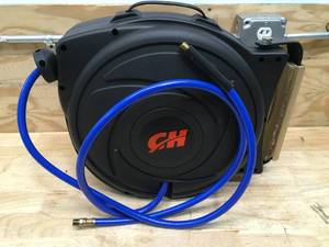lot 158 image: Campbell Hausfeld Retractable Hose Reel Model # AA602100