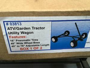 lot 174 image: ATVGarden Utility Wagon
