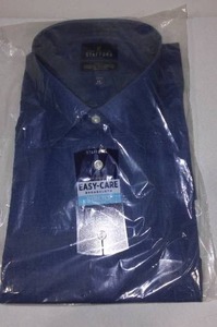 New Blue Stafford Button Down Dress Shirt.
