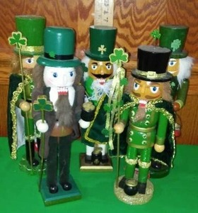 Holiday Nutcracker Collection, (5) Leprechaun Themed.