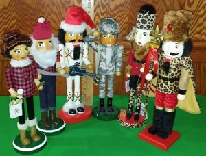 Holiday Nutcracker Collection, (6) Elvis, Soldier and More.