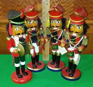 Holiday Nutcracker Collection, (4) Musicians Themed.