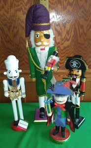 Holiday Nutcracker Collection, ( 4) Pirate Themed.