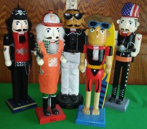 Holiday Nutcracker Collection, (5) Home Depot, Biker and More.