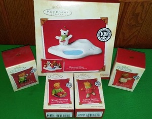 Hallmark Ornaments. Snow Cub Club Collection (5).
