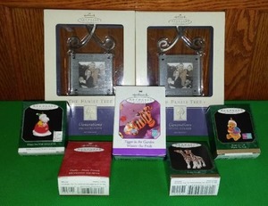 Hallmark Photo Holders And Ornaments.